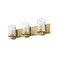 Z-Lite Beckett 3 Light Vanity, Olde Brass And Clear Seedy 492-3V-OBR - alternate 4